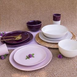 Lot de 6 assiettes creuses, TERRA Lot de 6 assiettes creuses, TERRA
