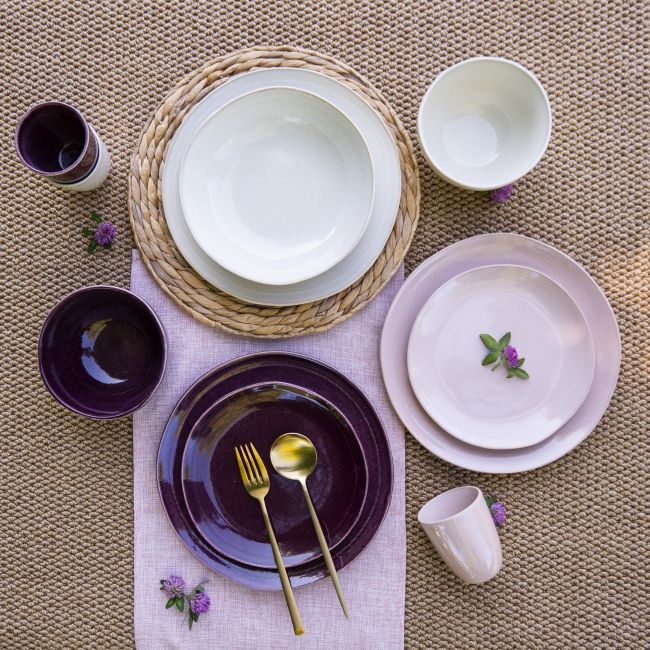 Lot de 6 assiettes creuses, TERRA Lot de 6 assiettes creuses, TERRA