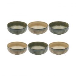 Lot de 6 bols médiums, TERRALHA Lot de 6 bols médiums, TERRALHA