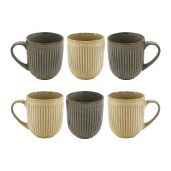 Lot de 6 mugs, TERRALHA Lot de 6 mugs, TERRALHA