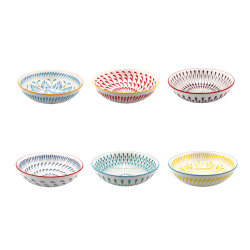 Lot de 6 assiettes creuses, KYOTO Lot de 6 assiettes creuses, KYOTO