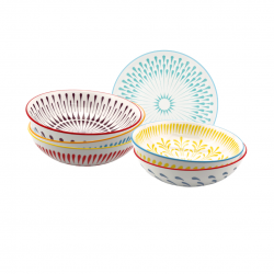 Lot de 6 assiettes creuses, KYOTO Lot de 6 assiettes creuses, KYOTO
