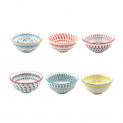 Lot de 6 bols médiums, KYOTO Lot de 6 bols médiums, KYOTO