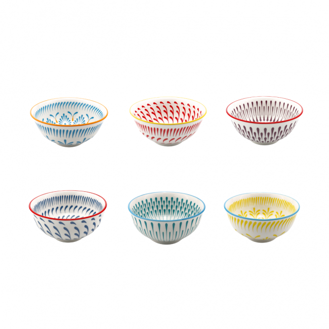 Lot de 6 petits bols, KYOTO Lot de 6 petits bols, KYOTO
