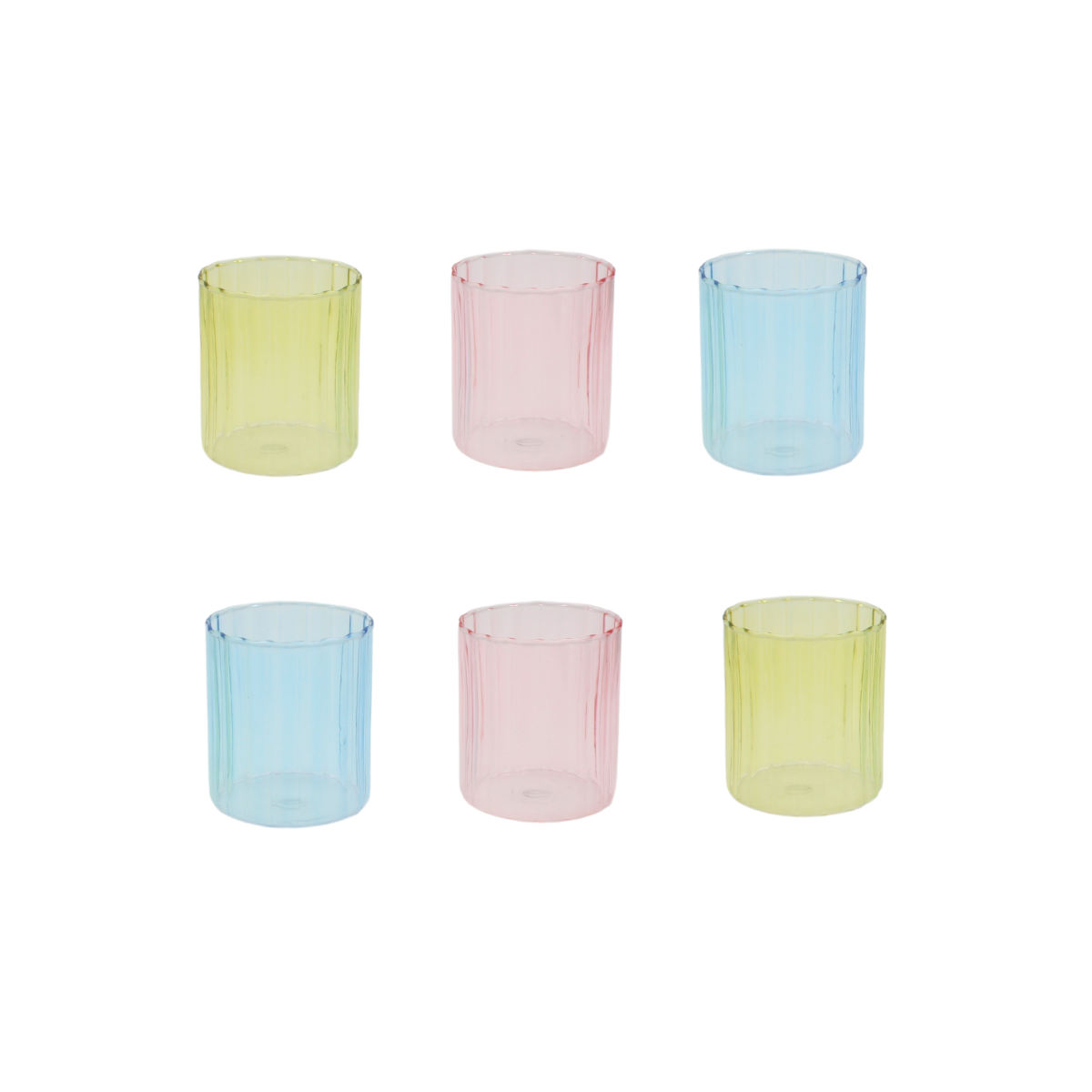 Lot de 6 verres, KYOTO