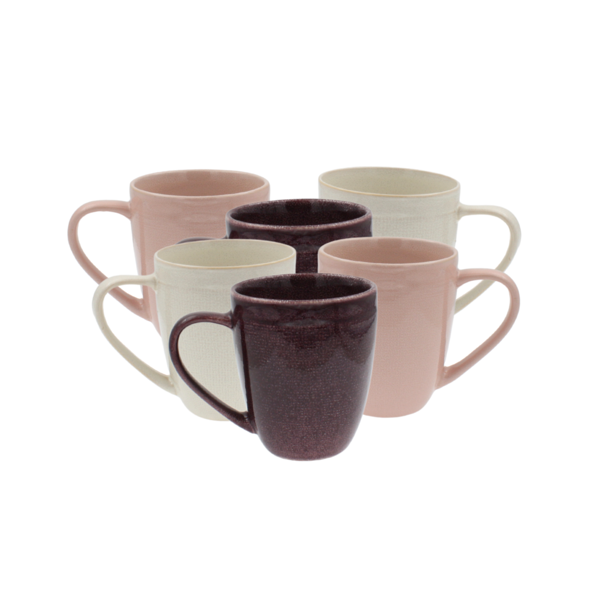 Lot de 6 mugs, TERRA