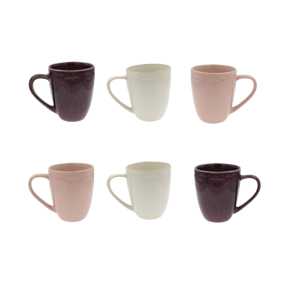 Lot de 6 mugs, TERRA