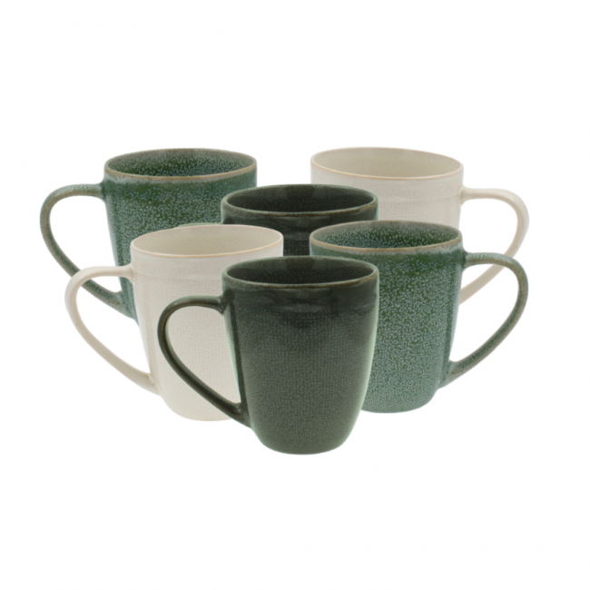 Lot de 6 mugs, MILA Lot de 6 mugs, MILA