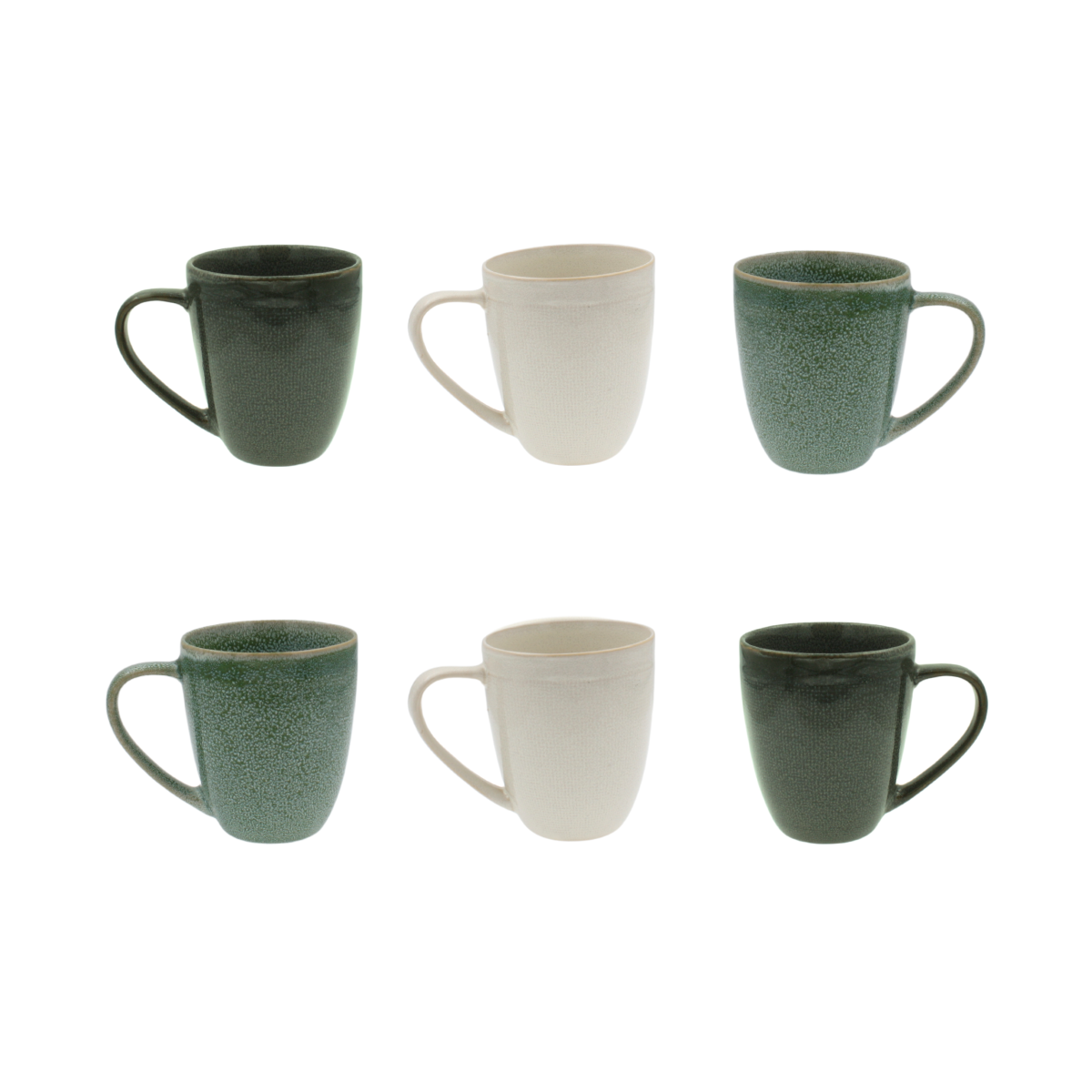 Lot de 6 mugs, MILA