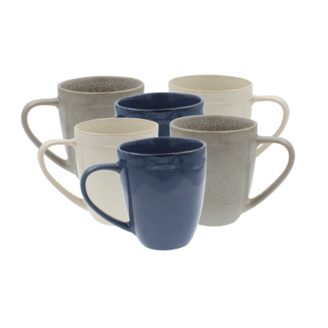 Lot de 6 mugs, OIA Lot de 6 mugs, OIA
