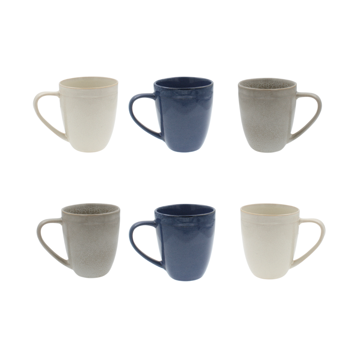 Lot de 6 mugs, OIA