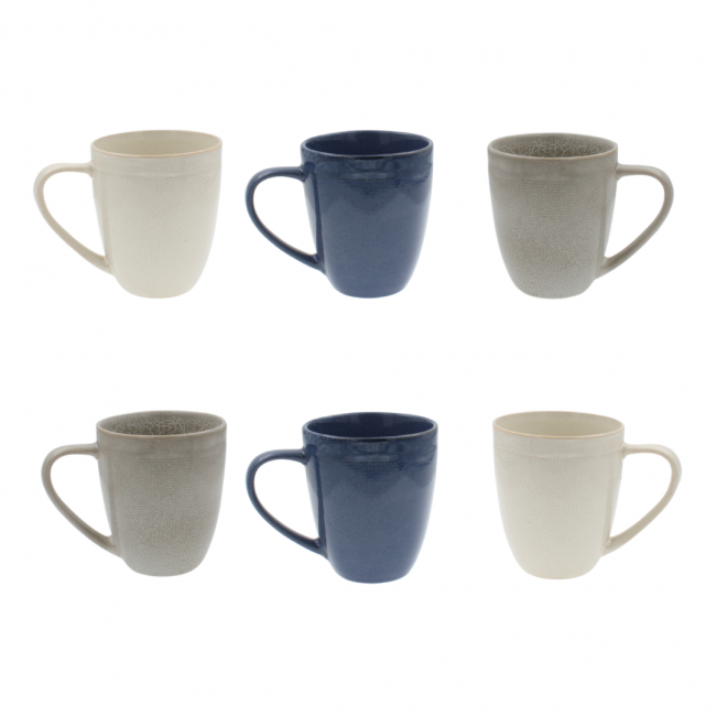 Lot de 6 mugs, OIA Lot de 6 mugs, OIA