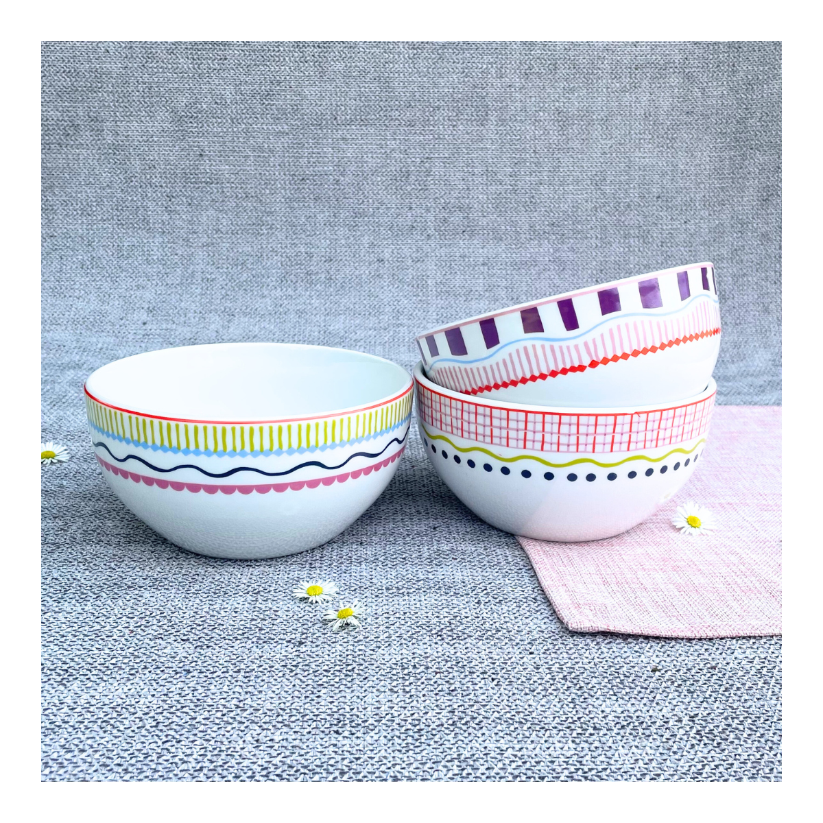 Lot de 6 bols, RELAX SUNSET