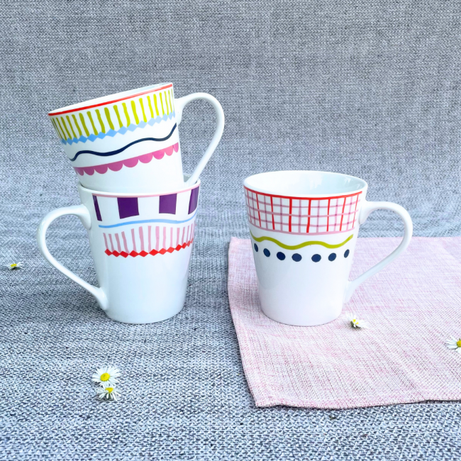 Lot de 6 mugs, RELAX SUNSET Lot de 6 mugs, RELAX SUNSET