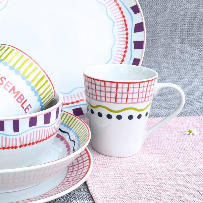 Lot de 6 mugs, RELAX SUNSET Lot de 6 mugs, RELAX SUNSET