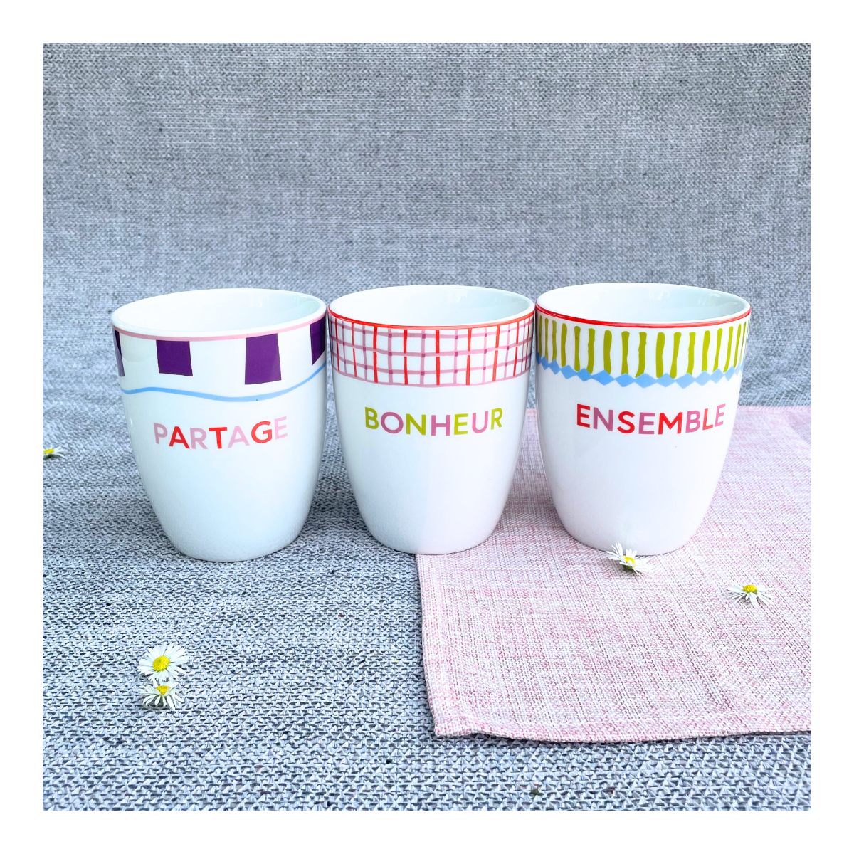 Lot de 6 gobelets, RELAX SUNSET