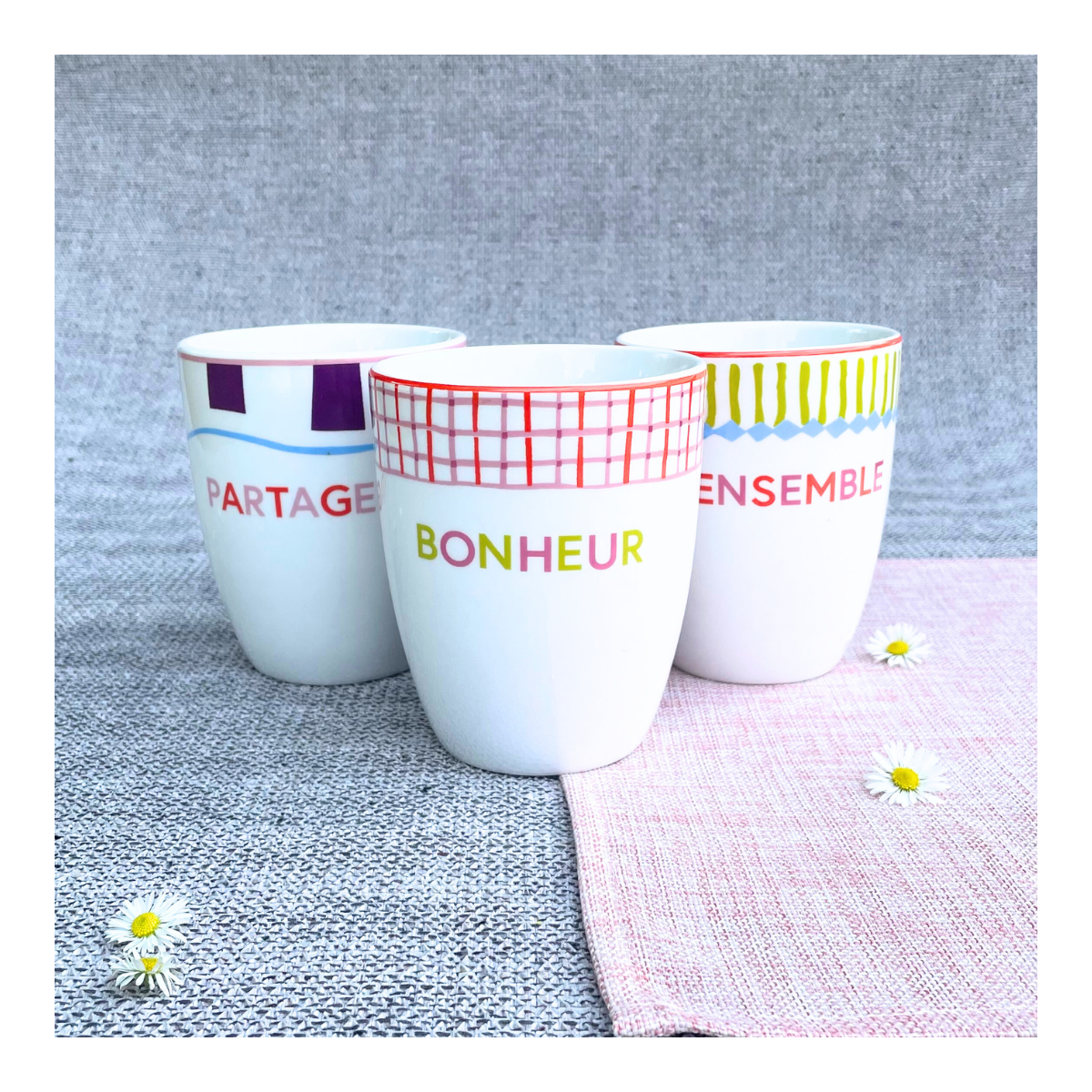 Lot de 6 gobelets, RELAX SUNSET