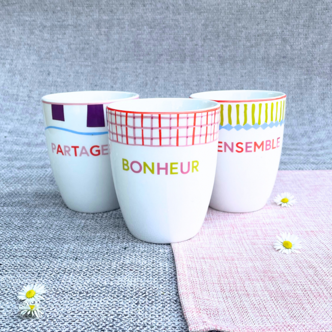 Lot de 6 gobelets, RELAX SUNSET Lot de 6 gobelets, RELAX SUNSET