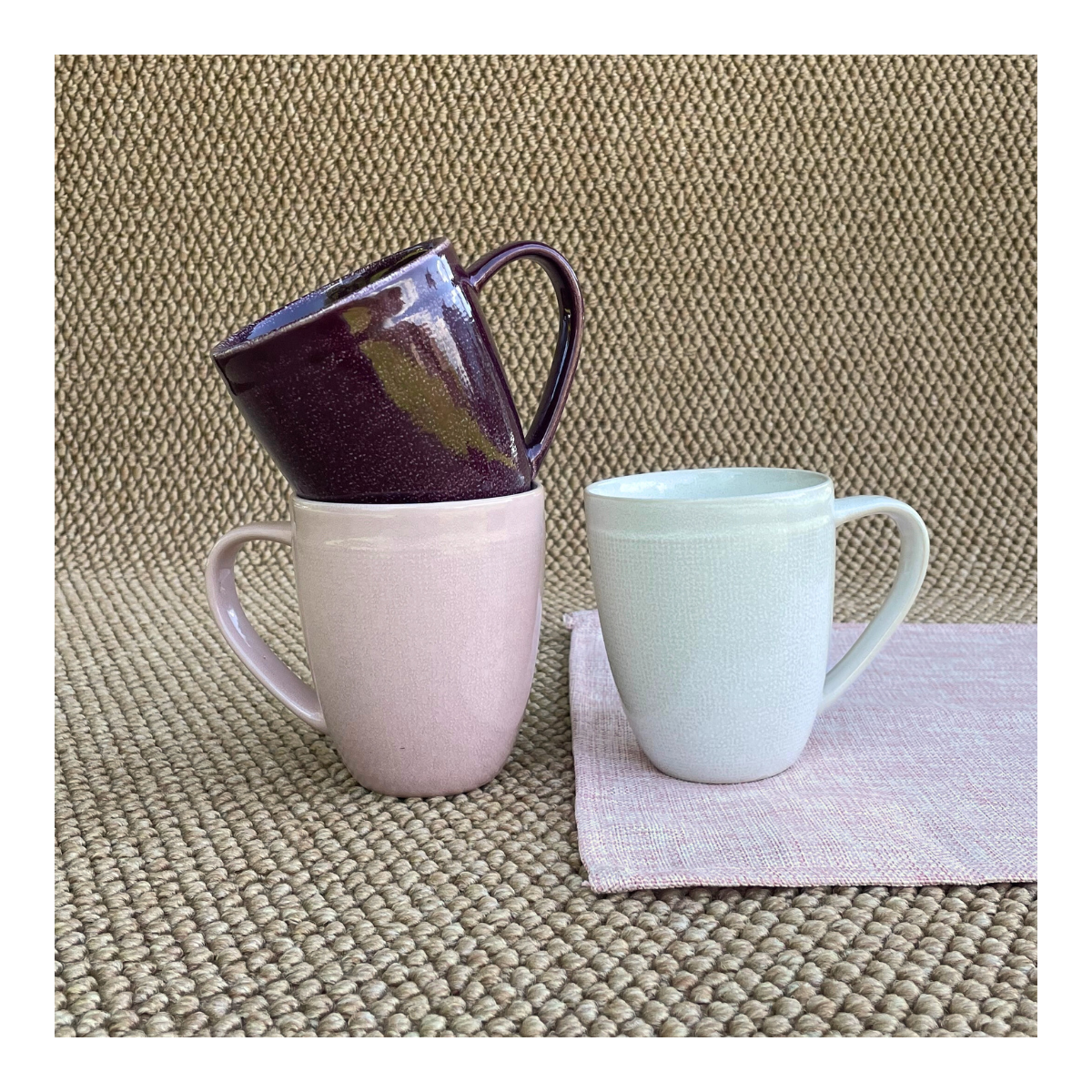 Lot de 6 mugs, TERRA