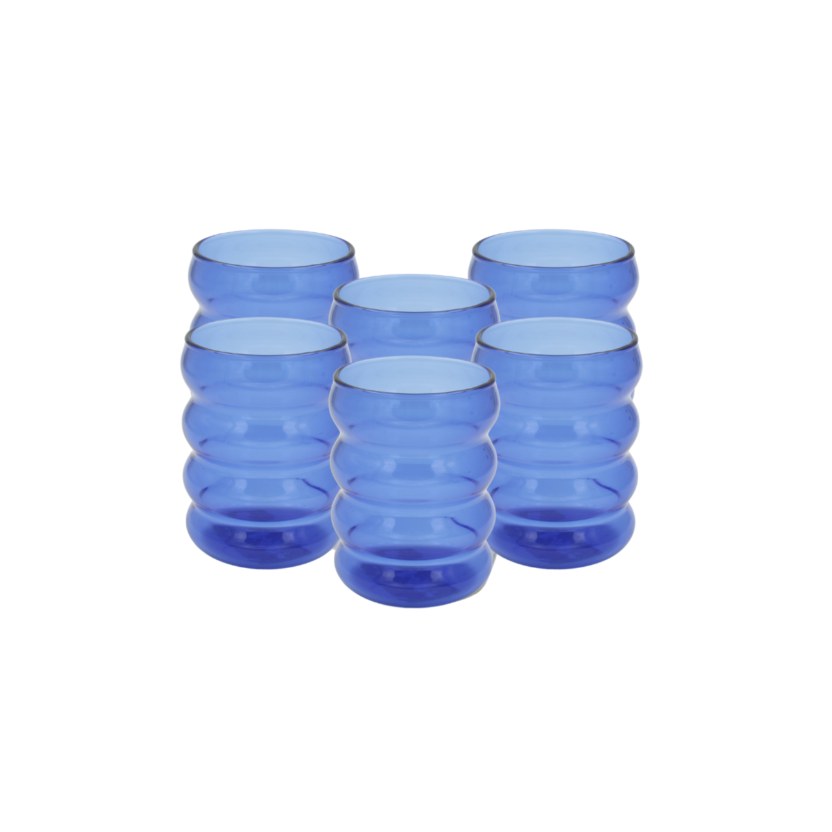 Lot de 6 verres, SANTORIN