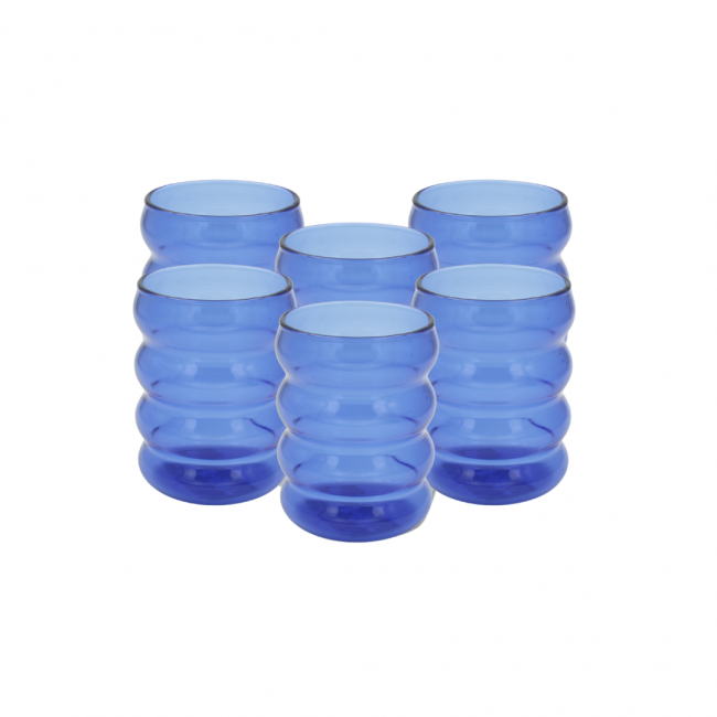Lot de 6 verres, SANTORIN Lot de 6 verres, SANTORIN