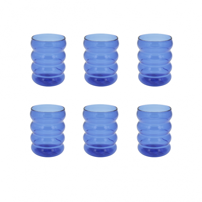 Lot de 6 verres, SANTORIN Lot de 6 verres, SANTORIN