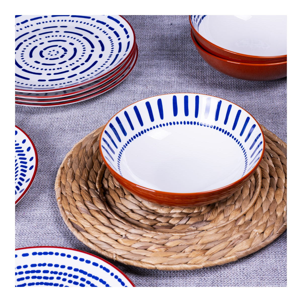 Lot de 6 petits bols, SANTORIN