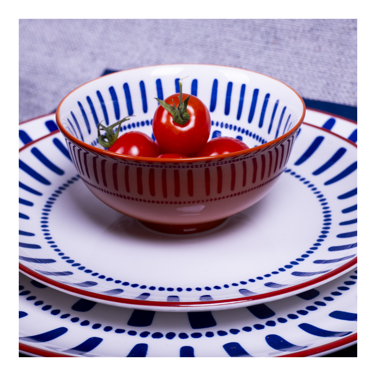 Lot de 6 petits bols, SANTORIN