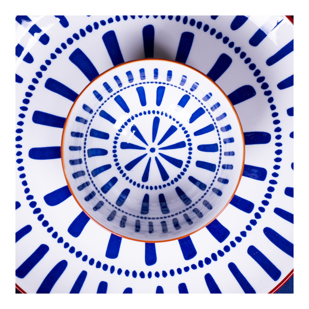 Lot de 6 petits bols, SANTORIN