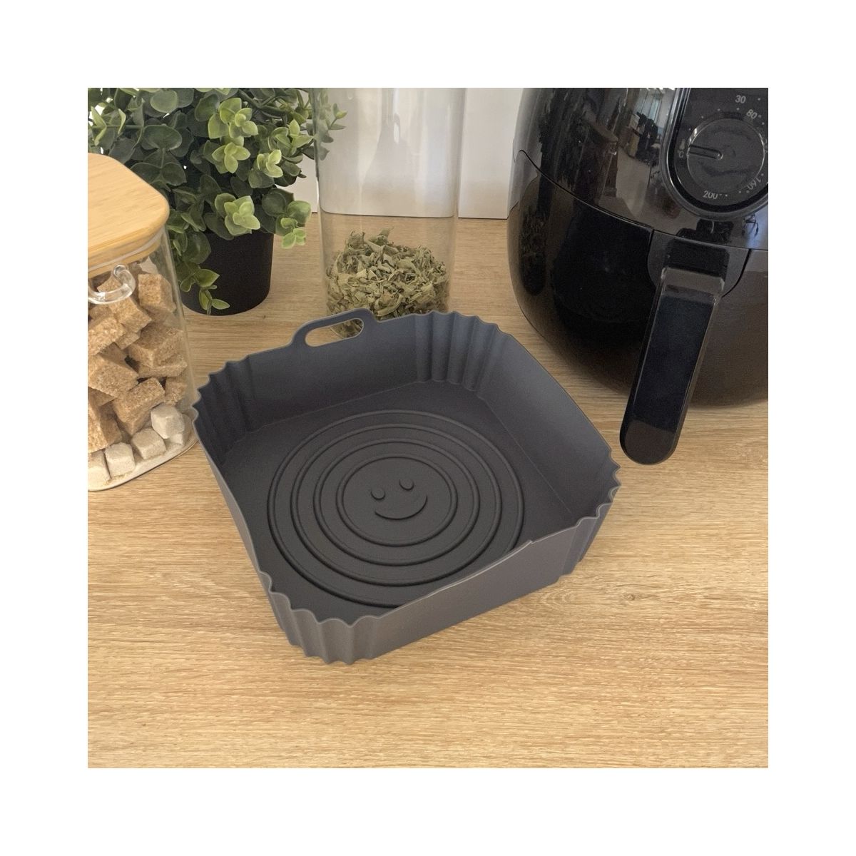 Moule en silicone carré, AIRFRYER