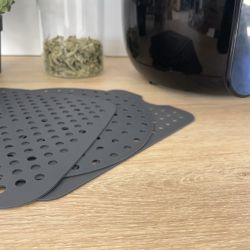 Tapis de cuisson en silicone carré, AIRFRYER Tapis de cuisson en silicone carré, AIRFRYER
