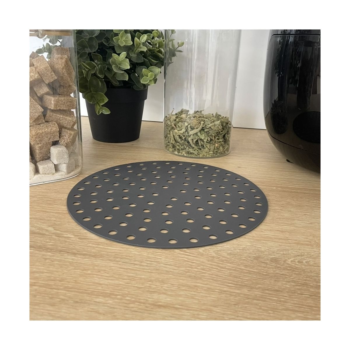 Tapis de cuisson en silicone rond, AIRFRYER