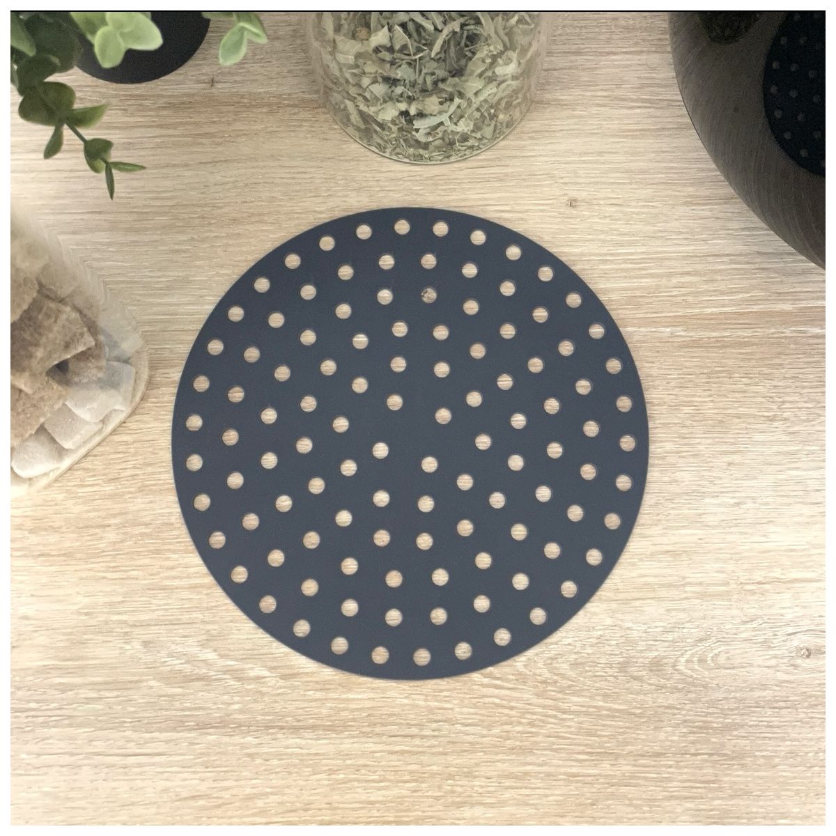Tapis de cuisson en silicone rond, AIRFRYER