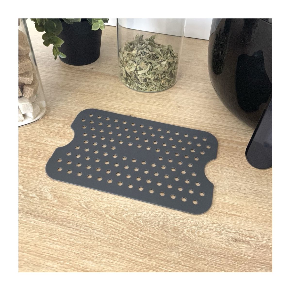 Tapis de cuisson en silicone rectangulaire, AIRFRYER