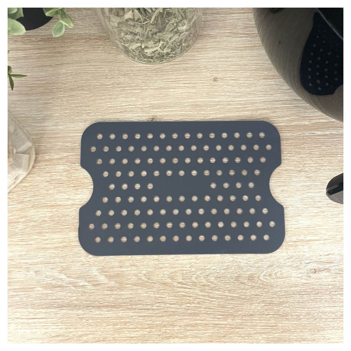 Tapis de cuisson en silicone rectangulaire, AIRFRYER