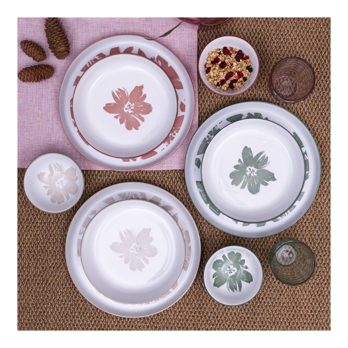 Lot de 6 petits bols, HANAE