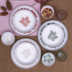 Lot de 6 assiettes creuses, HANAE