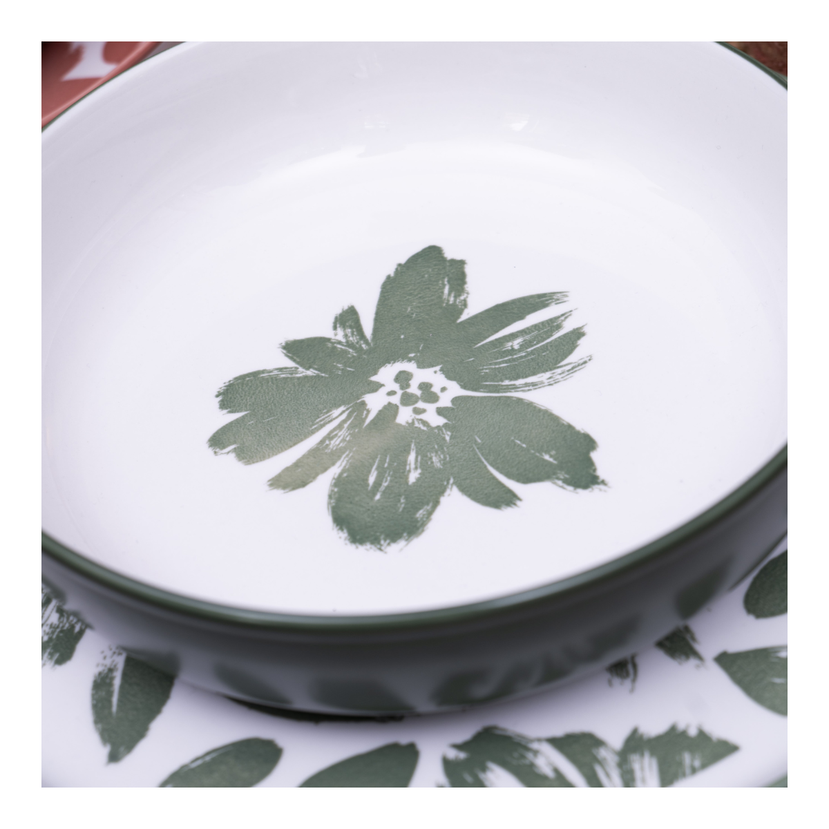 Lot de 6 assiettes creuses, HANAE