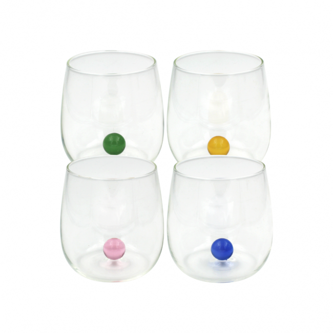 Lot de 4 verres, GAIA