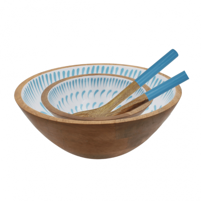 Set de 2 saladiers + couverts, KYOTO