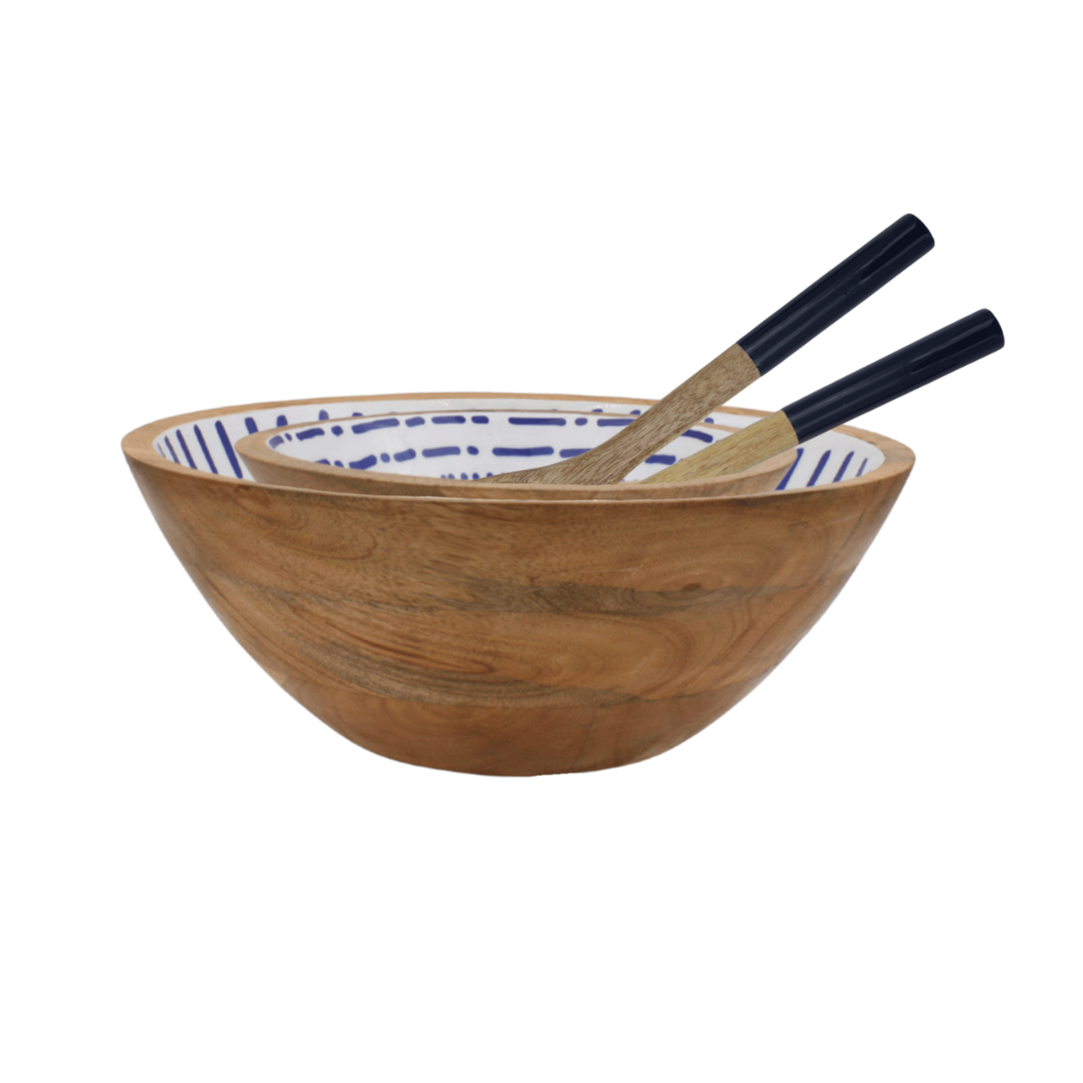 Set de 2 saladiers + couverts, SANTORIN