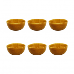 Lot de 6 coupelles, AMBRE Lot de 6 coupelles, AMBRE