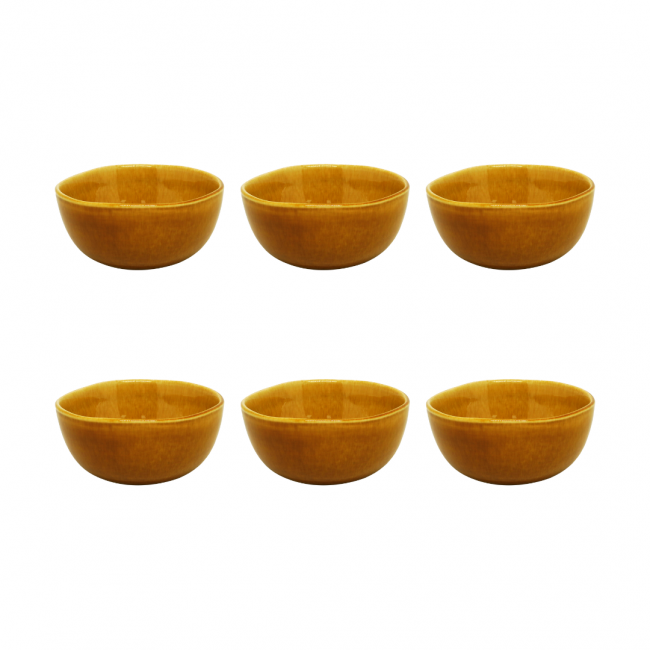 Lot de 6 coupelles, AMBRE Lot de 6 coupelles, AMBRE