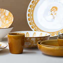Lot de 6 assiettes creuses, AMBRE Lot de 6 assiettes creuses, AMBRE
