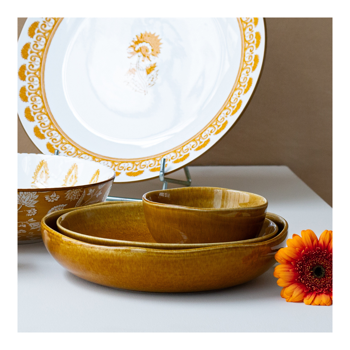 Lot de 6 coupelles, AMBRE