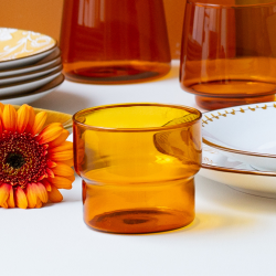 Lot de 4 verres, AMBRE Lot de 4 verres, AMBRE