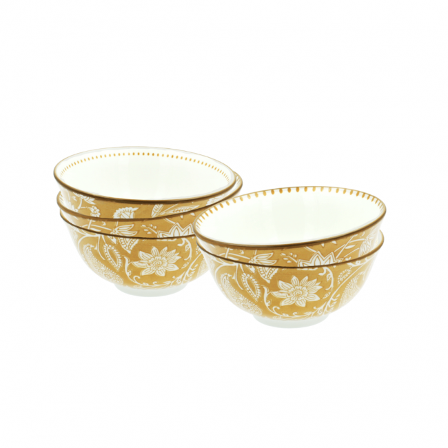 Lot de 6 bols médiums, AMBRE