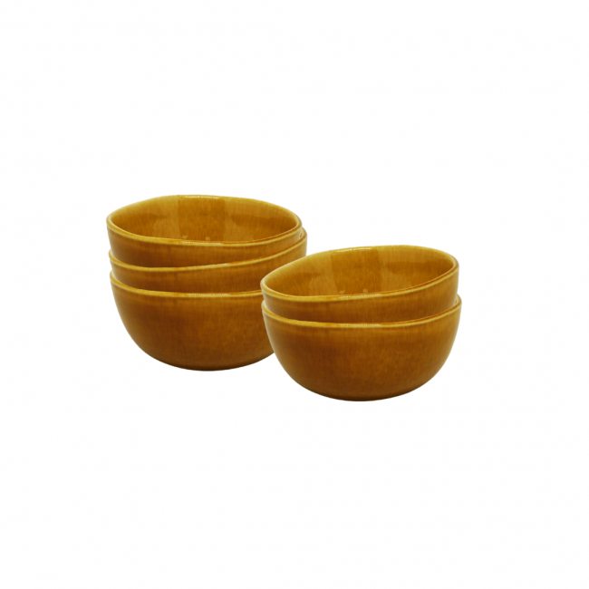 Lot de 6 coupelles, AMBRE Lot de 6 coupelles, AMBRE