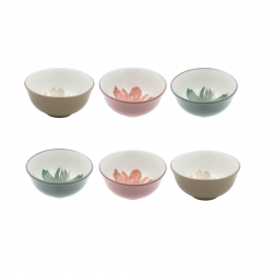 Lot de 6 petits bols, HANAE