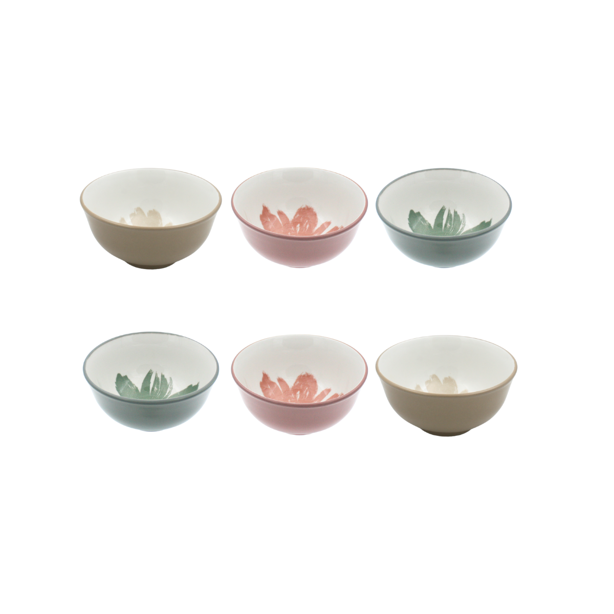 Lot de 6 petits bols, HANAE